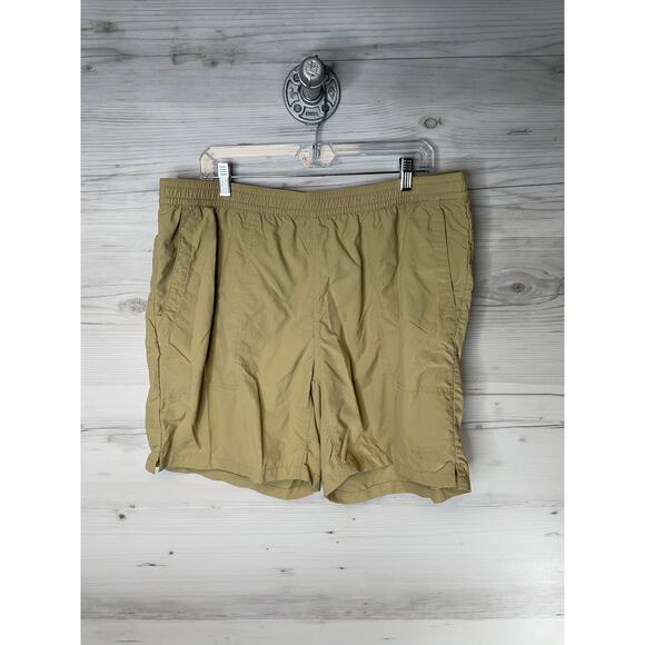 The North Face Shorts Mens XL Khaki Class V Pull-On Swim Trunk Nylon - Picture 1 of 14